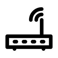 Router Electronics Devices Technology Products vector icon