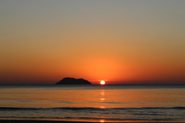 Fototapeta premium sunset at sea