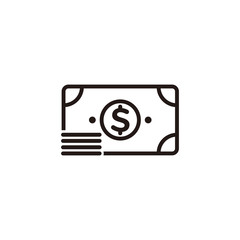 Money, dollar icon symbol