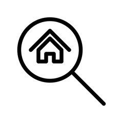 Search Real Estate Agency Service Broker vector icon