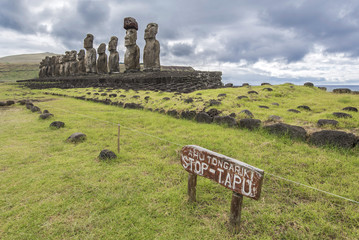I 15 moai di tongariki