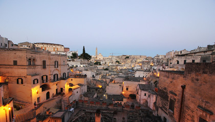 Obraz premium Matera, cityscape, sunshine