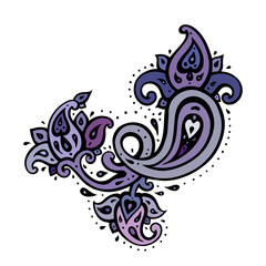 Paisley background. Hand Drawn ornament. Vector illustration