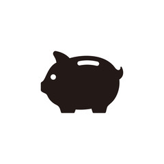 Piggy bank icon symbol