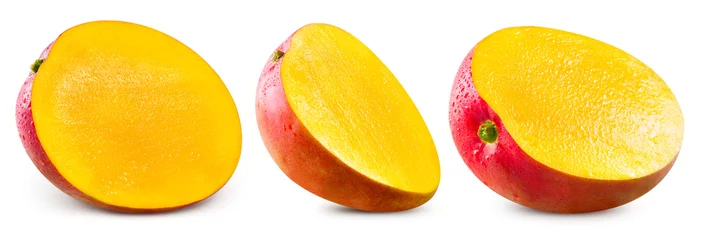 Fotobehang mango fruit isolated © Maks Narodenko