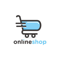 Online shop logo template