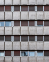 Glass and concrete facade