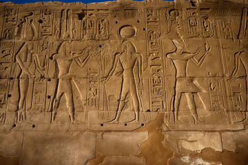 hieroglyph texture from Egypt karnak