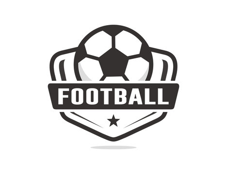 Football soccer logo template