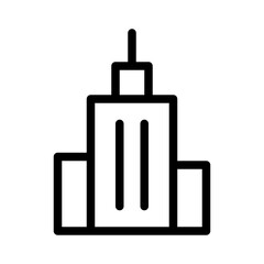 Skyscaper Real Estate Building Holdings vector icon