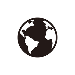 World, globe icon symbol