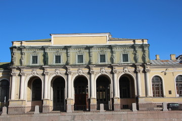 Obraz premium old houses in Saints-Petersburg Russia