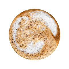 Top view of coffee