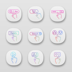 Click app icons set