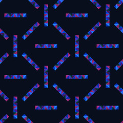 Watercolor abstract hand painted seamless pattern. Geometrical background in modern style for surface design, textile, wrapping paper, wallpaper, phone case print, fabric.