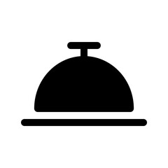 Service Bell Ring Alarm Hotel vector icon