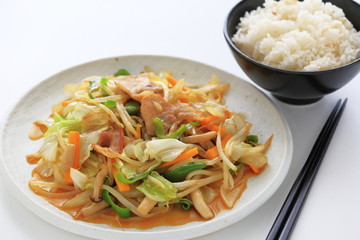肉野菜炒め
