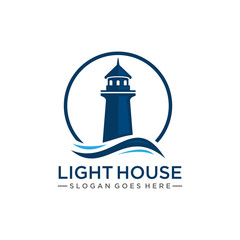 Lighthouse logo template