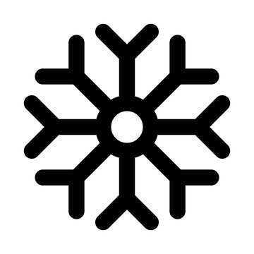 Snow Snowflake Weather Forecast Atmosphere Condition vector icon