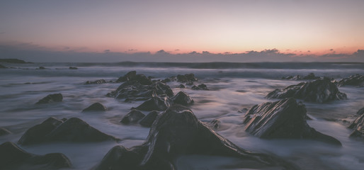Dollar cove near gunwale cornwall england uk 