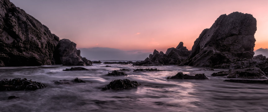 Dollar cove near gunwale cornwall england uk 