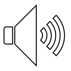 Speaker Loud vector icon