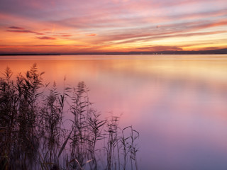 Fototapeta na wymiar Colores al atardecer