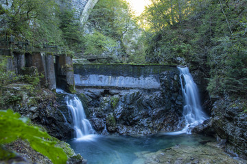Fototapeta na wymiar Vintgar Canyon, Slovenia