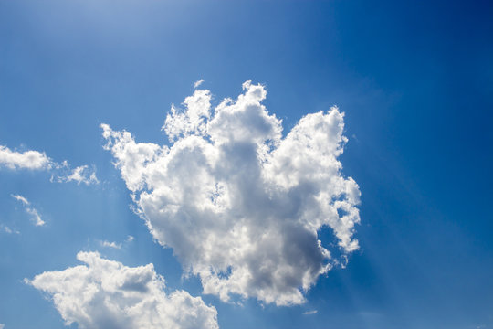 Cumulonimbus clouds, dramatic sky © yauhenka
