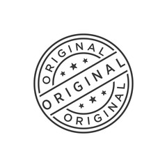 Original stamp vector template