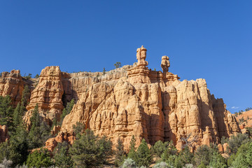 Unique rock formation in Utah, USA