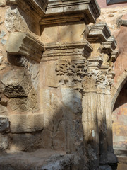 Details of the streets of Rethymno, Crete island, Greece