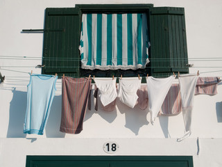 The washing line