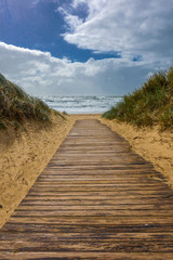Strandzugang zum Meer