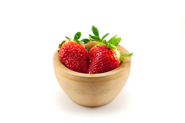 strawberries in bowl