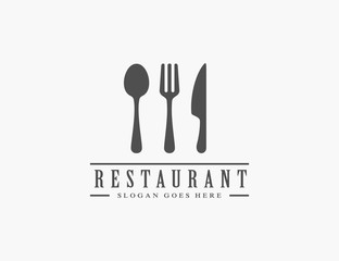 Restaurant logo template