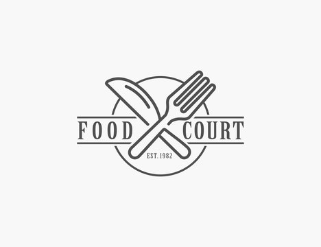 Restaurant logo template