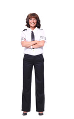 Full body female pilot © Djomas