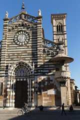 Fototapeta na wymiar Iglesia de Santo Stefano de Prato, La Toscana, Italia.
