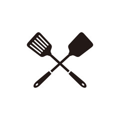Spatula icon vector