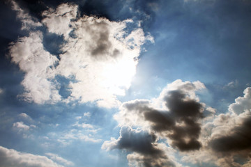 Fototapeta premium blue sky with clouds