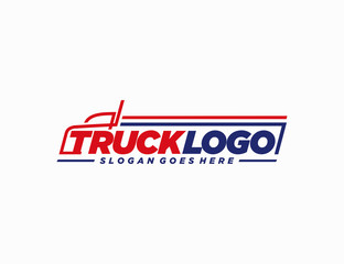 Truck logo template