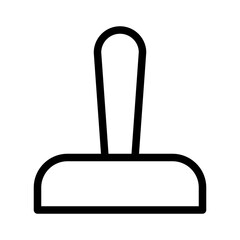 Stamp Stationary Office Desk Business vector icon