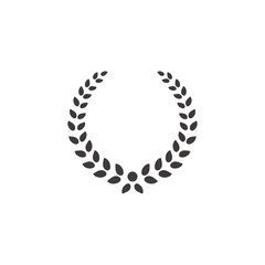 Obraz premium Wreath icon vector