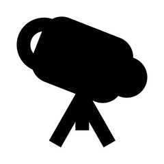 Telescope Education Learning University vector icon