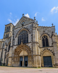 Fototapeta na wymiar View of the Church of St. Peter, Bordeaux, France.