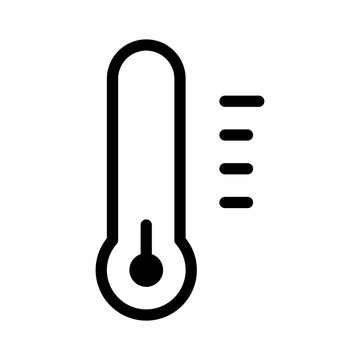 Thermometer Scale Winter Season Cool Cold vector icon