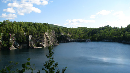 Overgrown Abandoned Vermont Quarry