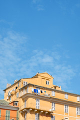 Fototapeta na wymiar old town of Bastia, in Corsica, France