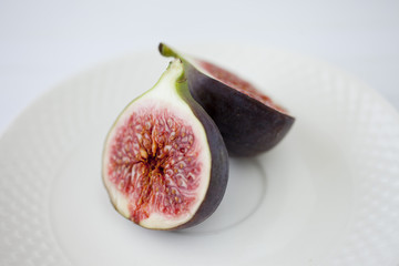 fresh figs on a table